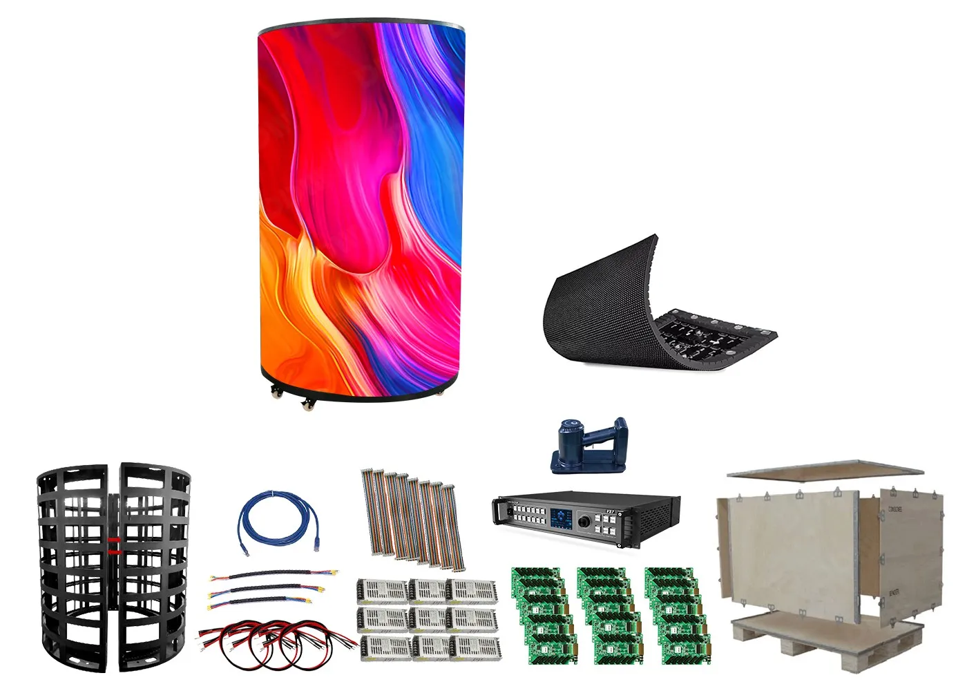 CY Series Cylinder LED screen