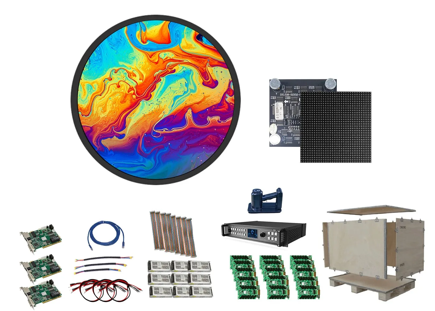 RO Series Round LED screen