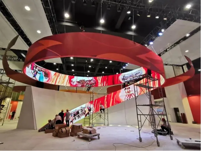 LED Screens in Creative Design Exhibitions