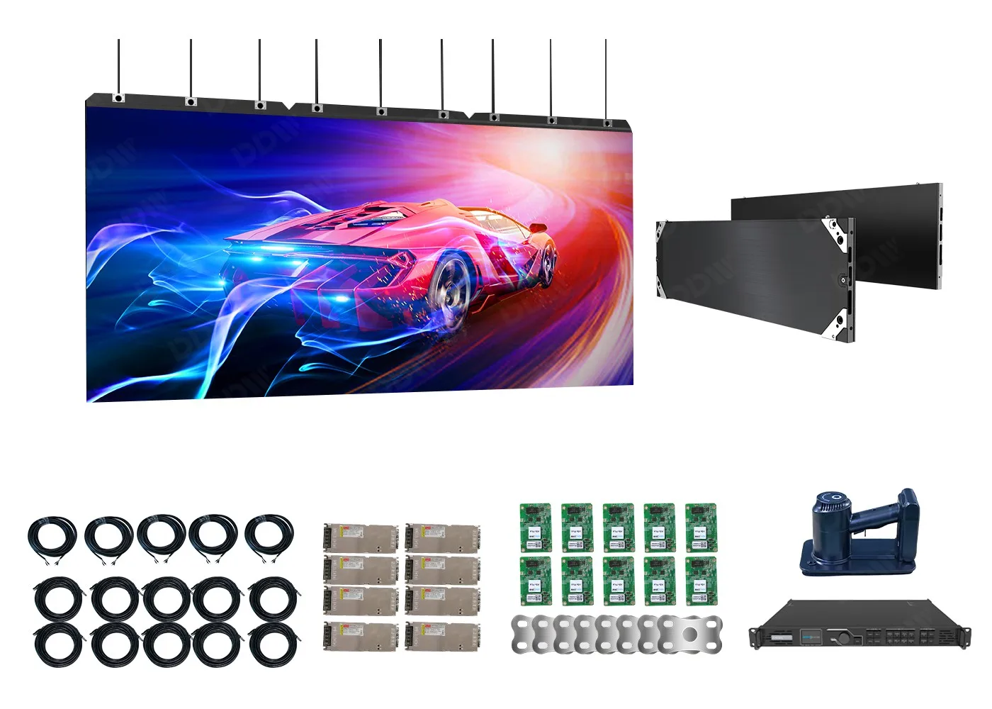 Pantalla LED ultrafina y ultraestirada serie FT Pantalla LED flexible