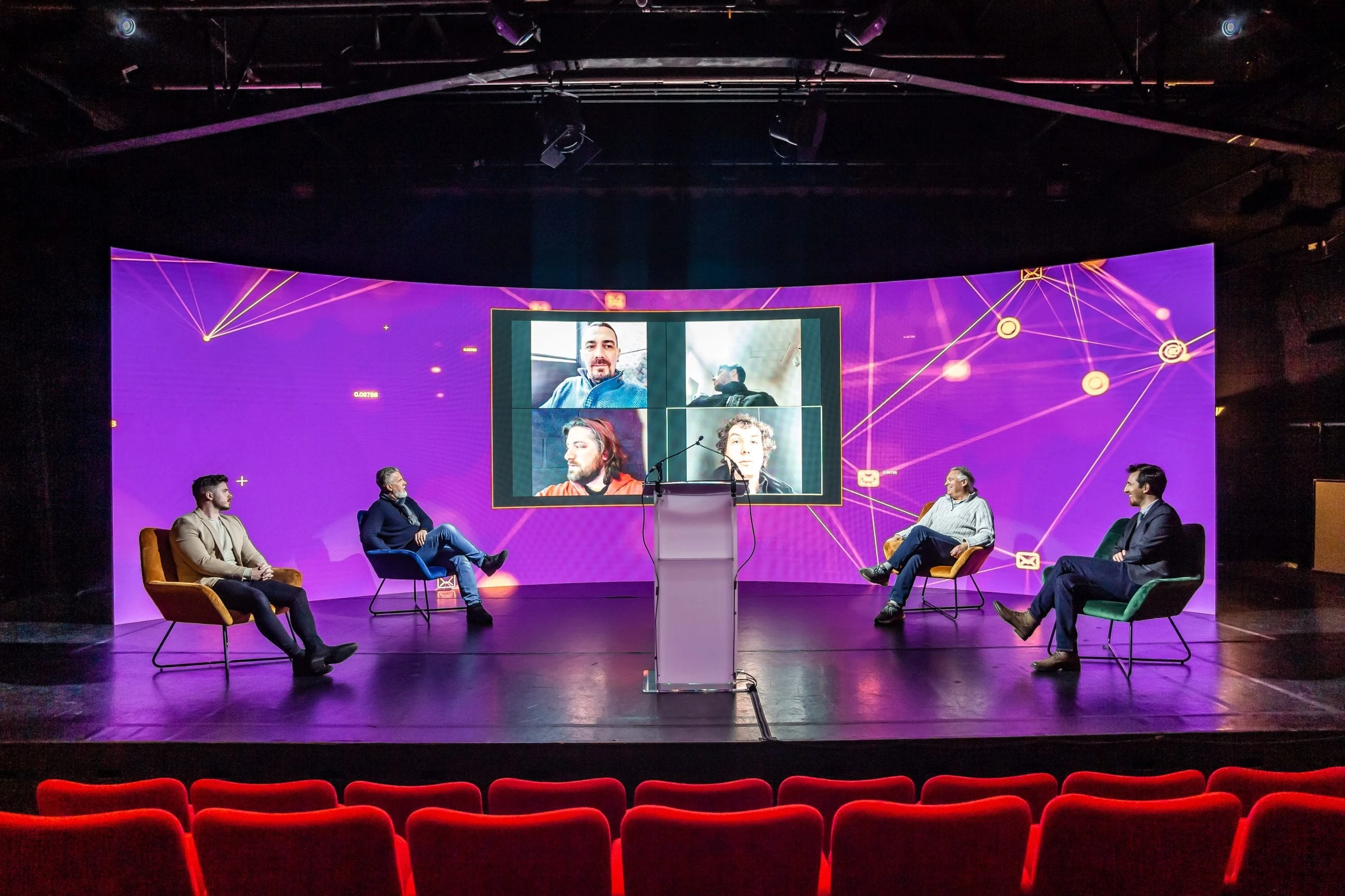 D Series rental LED screen for event stage and touring - display performance