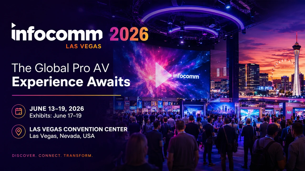 InfoComm 2026 professional AV show at Las Vegas Convention Center