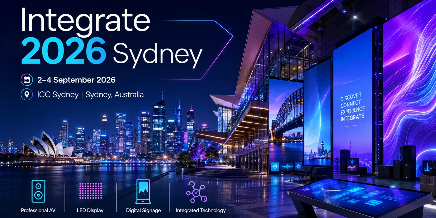 Integrate 2026 Sydney professional AV and LED display technology event