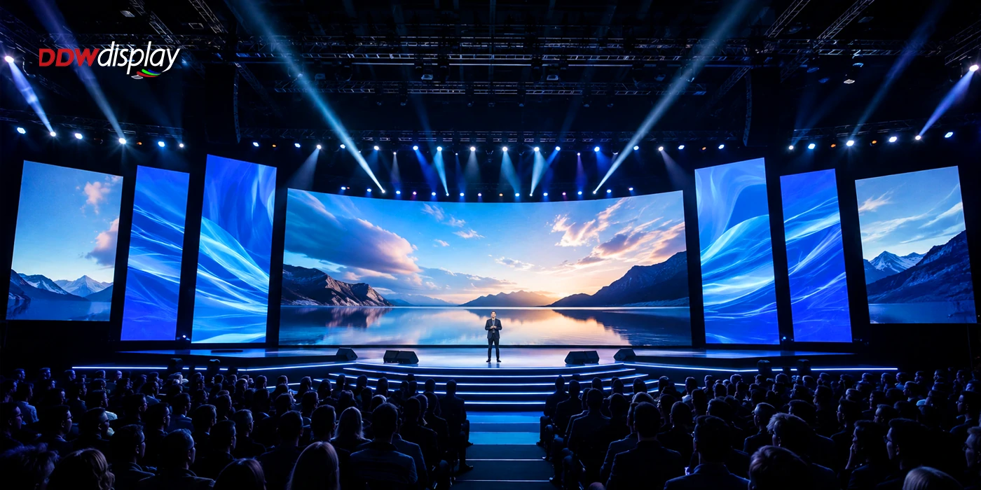 professional rental LED display for live events and stage production
