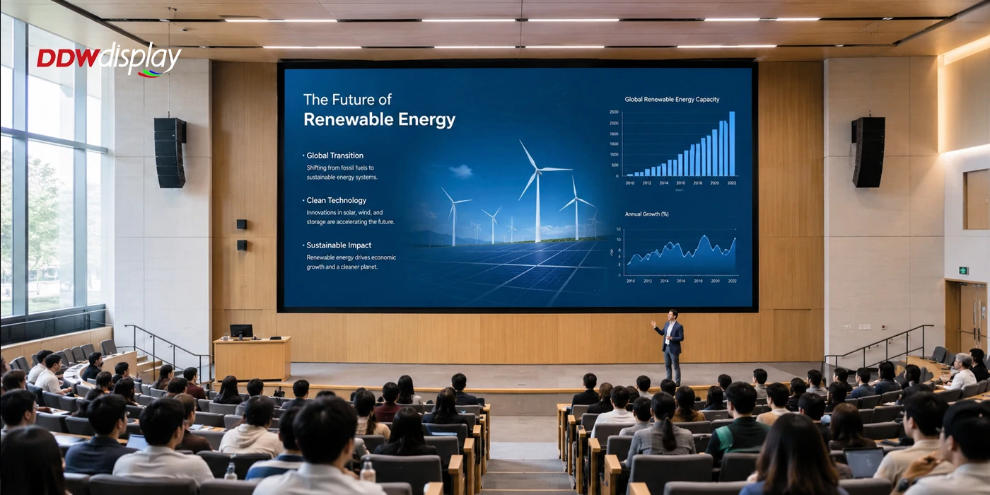 LED display for education technology and university AV applications