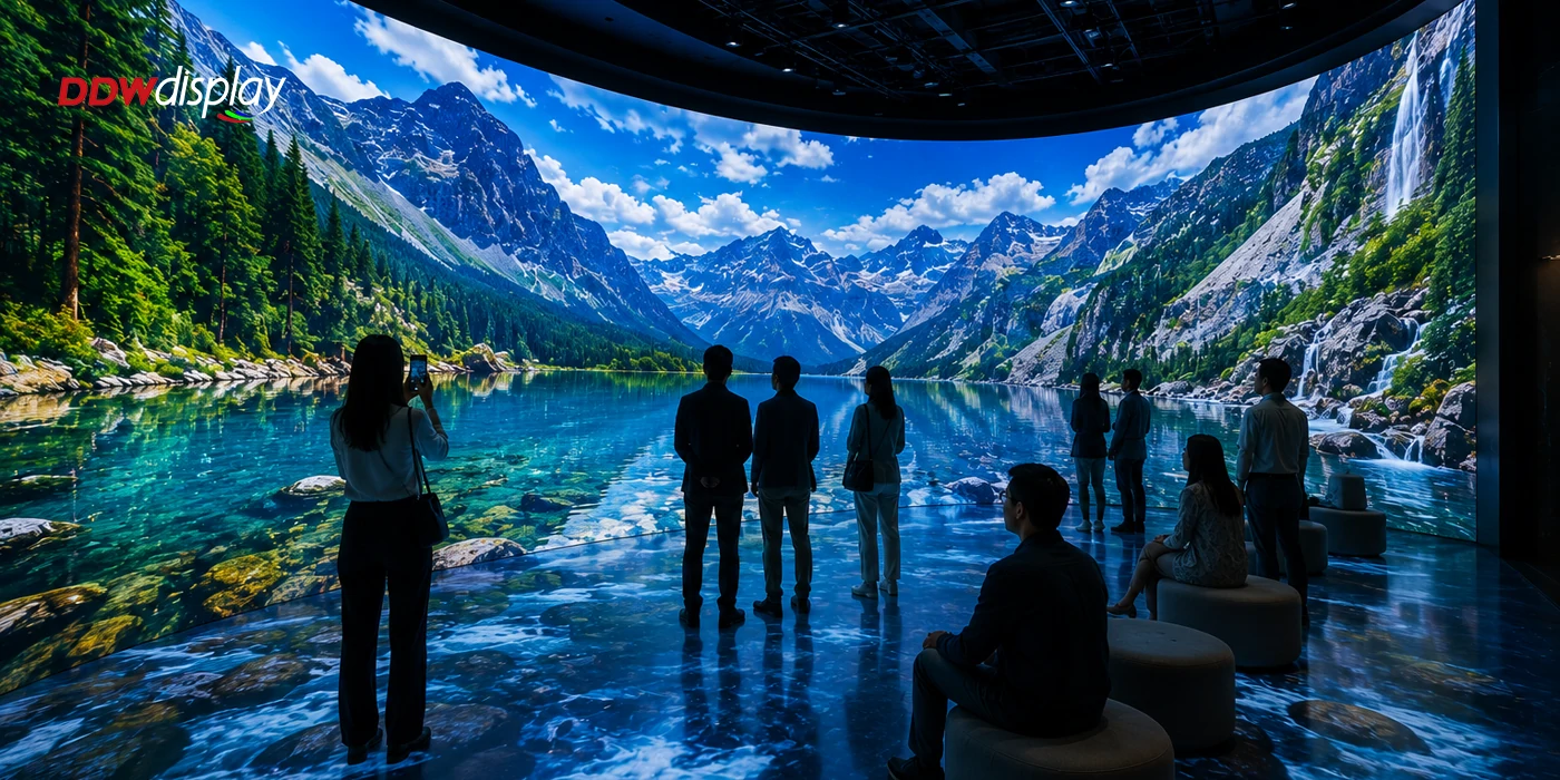 immersive creative LED display for integrated AV environments