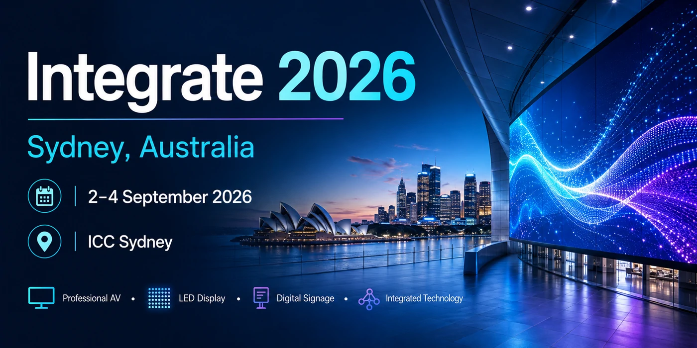 Integrate 2026 AV and integrated technology event at ICC Sydney