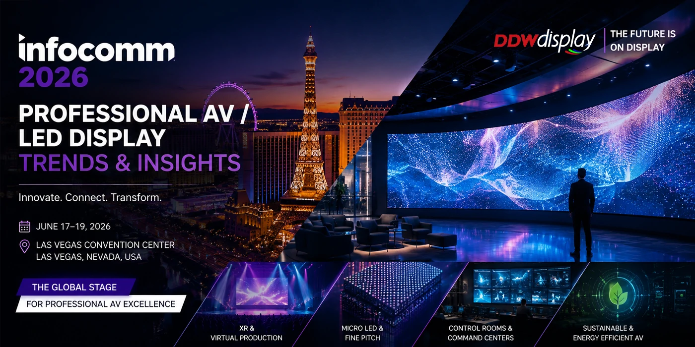 InfoComm 2026 LED display and professional AV technology trends