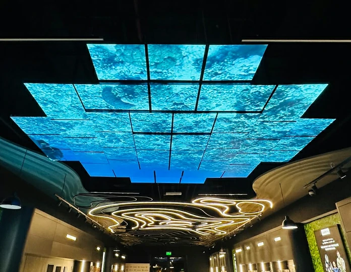 P1.95 FU Series GOB LED display at a UAE club