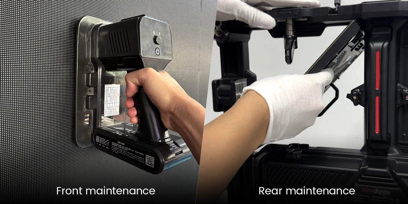 D Series front and rear maintenance rental LED display