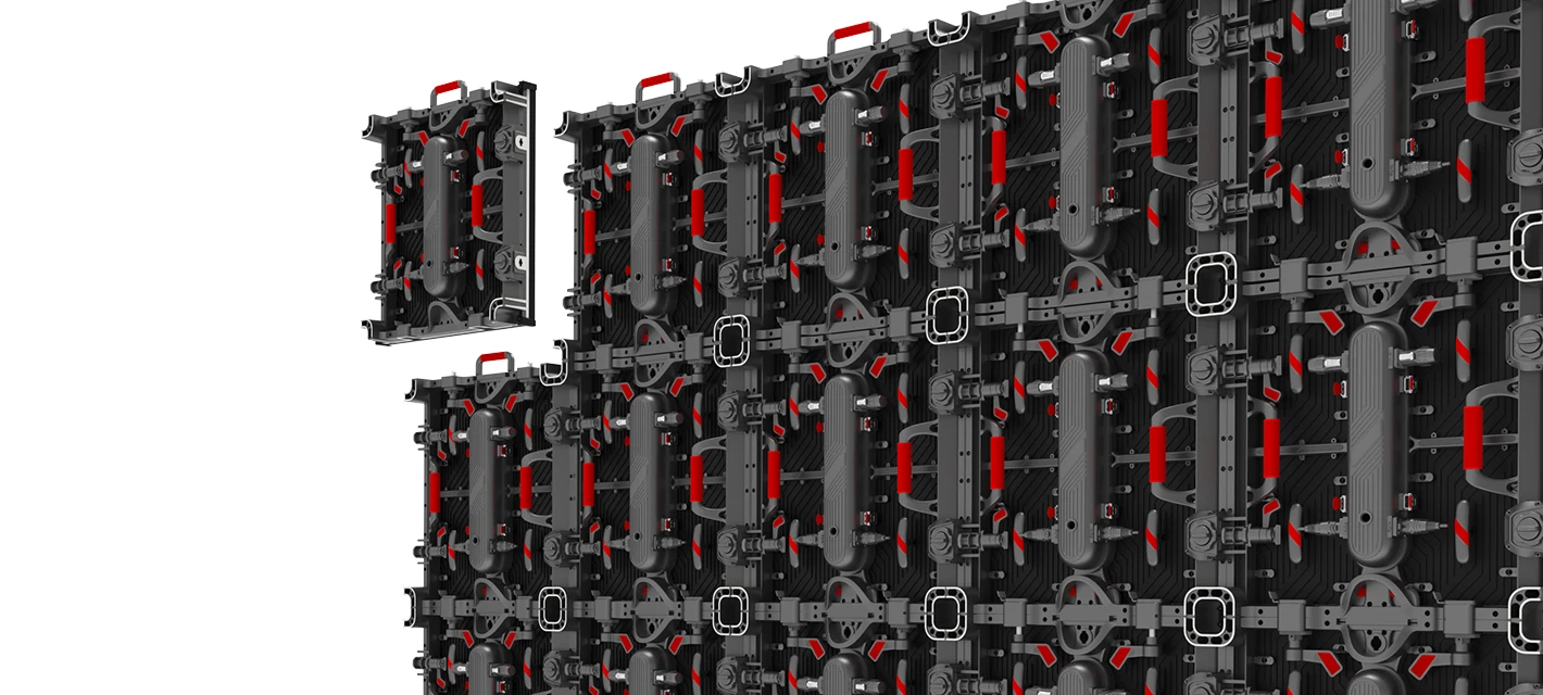 500x500mm ORBIT XR LED cabinet installation for virtual production