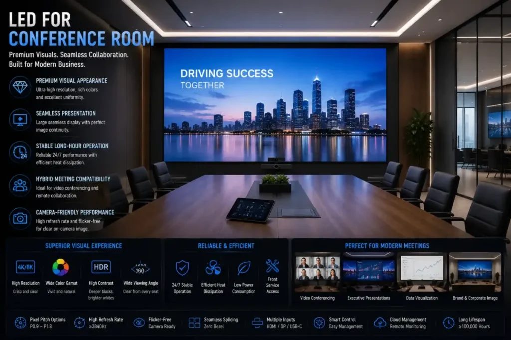 Conference room LED displays – LED for Conference Room