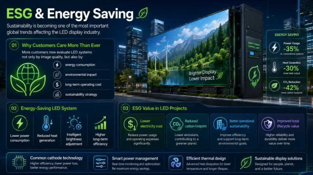ESG and energy-saving LED displays – ESG & Energy Saving