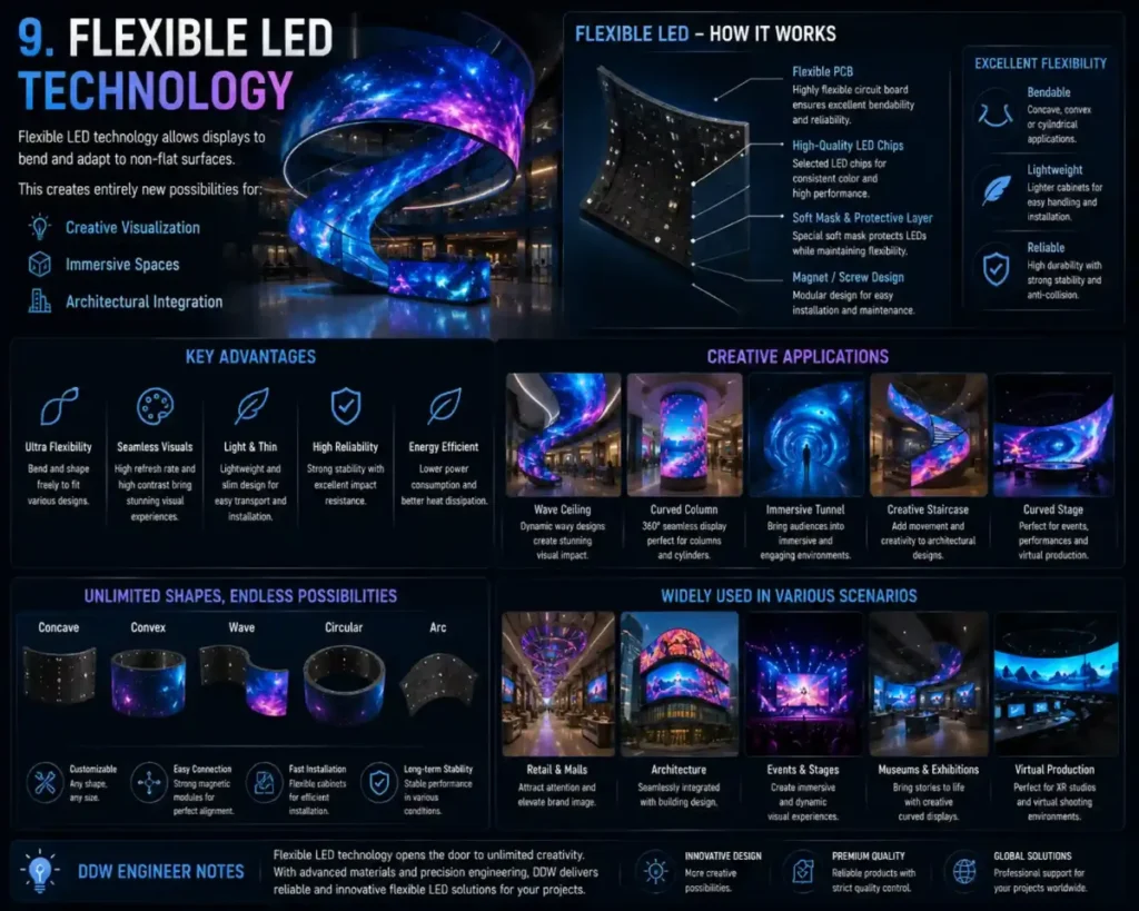 Flexible LED display technology – Flexible LED Technology
