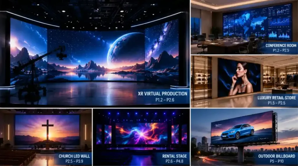 LED display pixel pitch – Why High-End Projects Usually Use Smaller Pitch