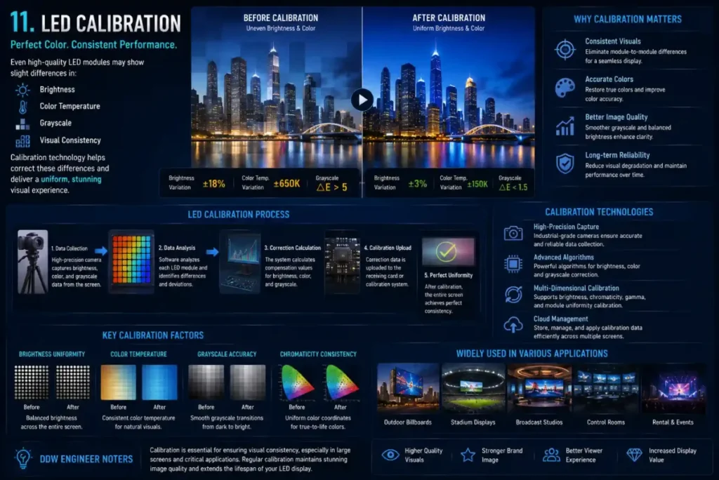 LED screen calibration – LED Calibration