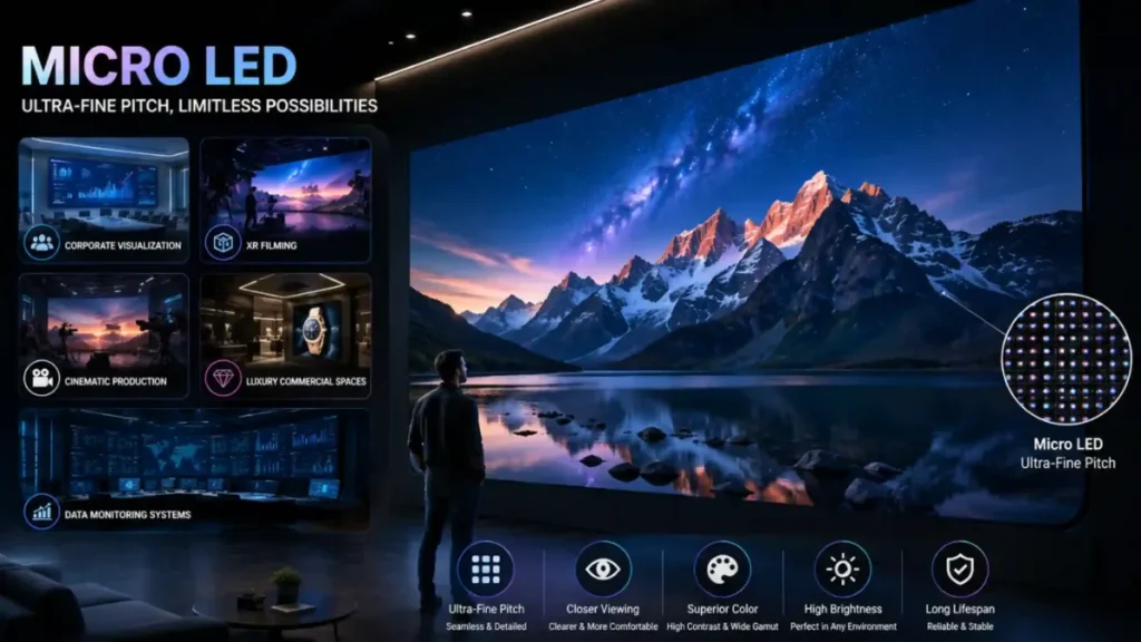 Micro LED display trends – Why Fine-Pitch Demand Is Accelerating