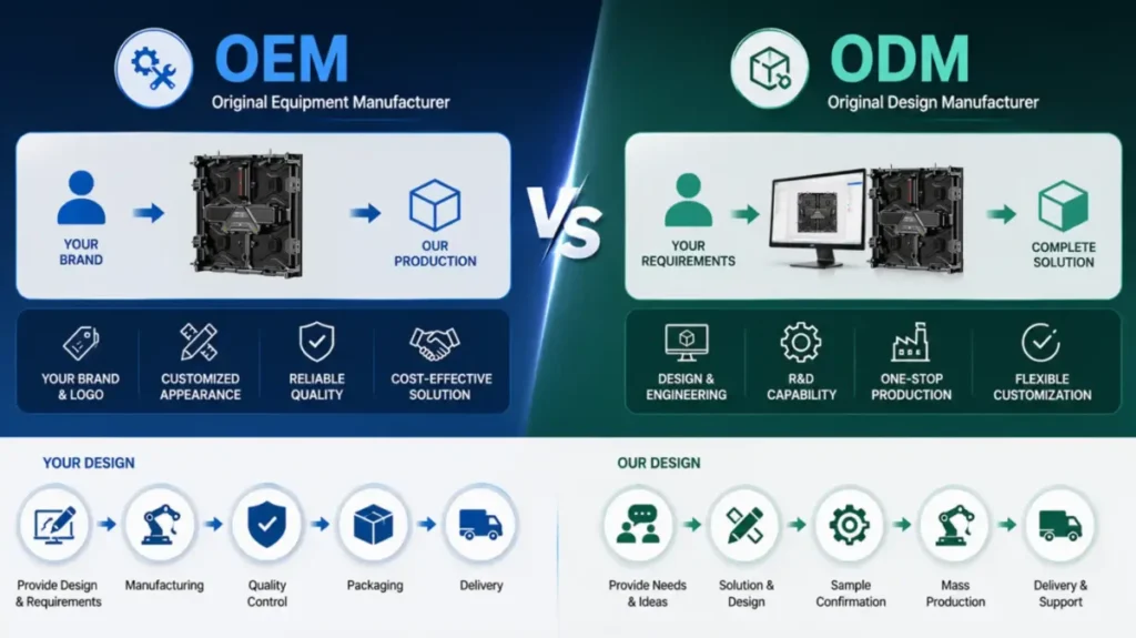 OEM vs ODM LED display –
