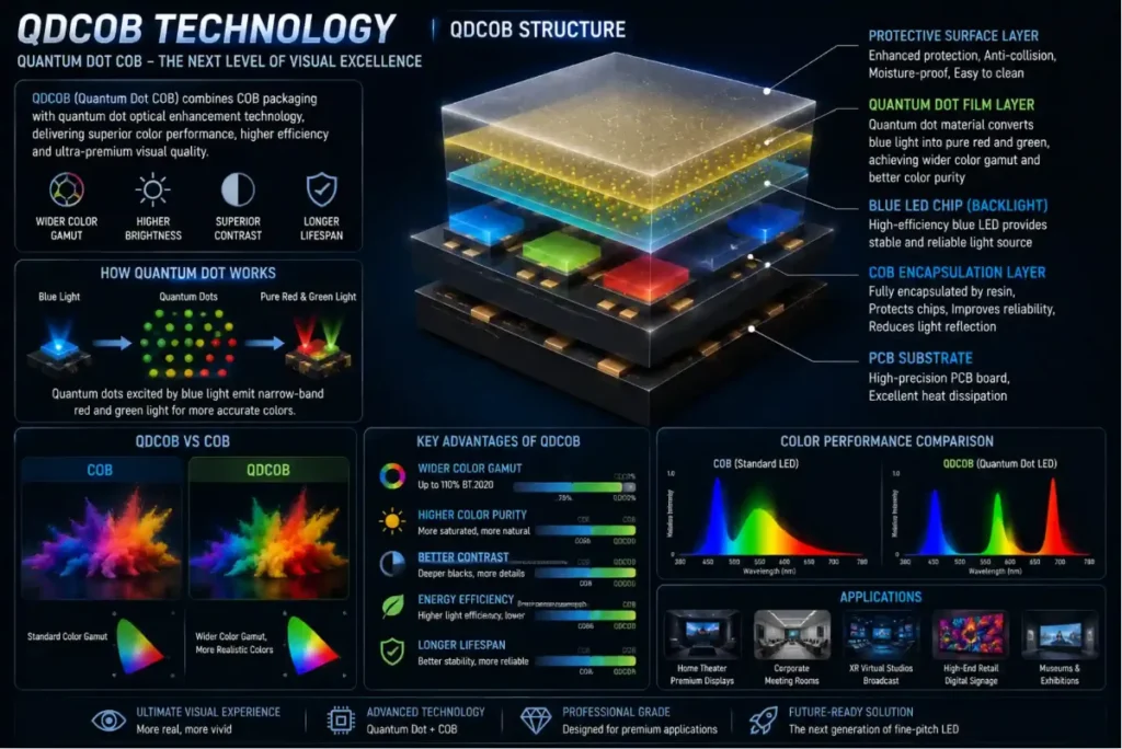 QDCOB LED technology – QDCOB Technology
