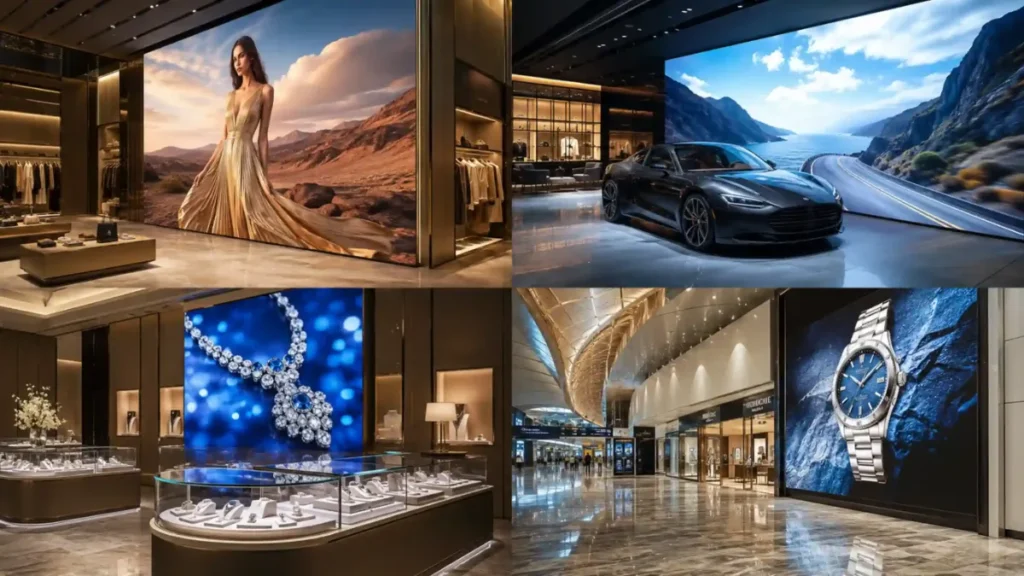Retail digitalization with LED displays – Why Luxury Retail Prefers Fine-Pitch LED