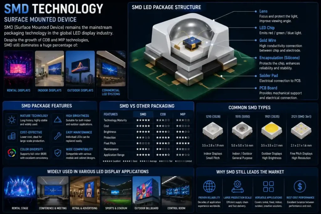 SMD LED display technology – SMD Technology