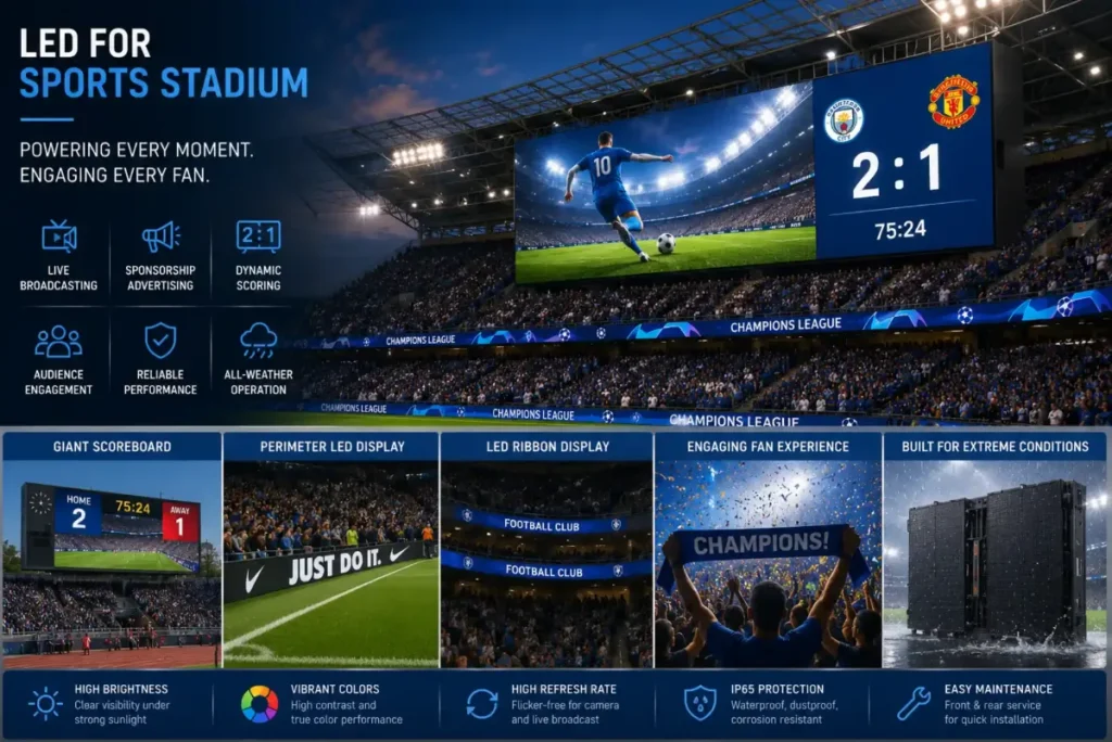 Stadium LED displays – LED for Sports Stadium