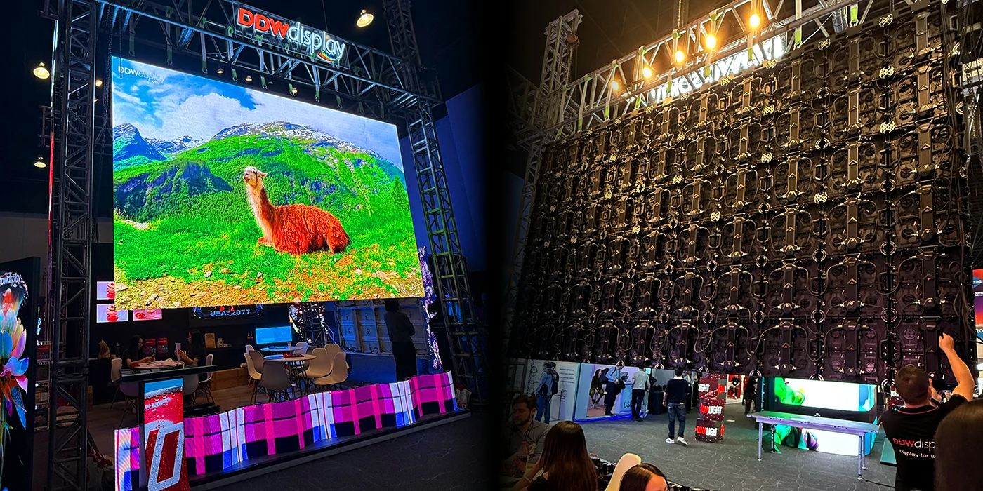 DDW A Series A Flex TR and D Series rental LED displays