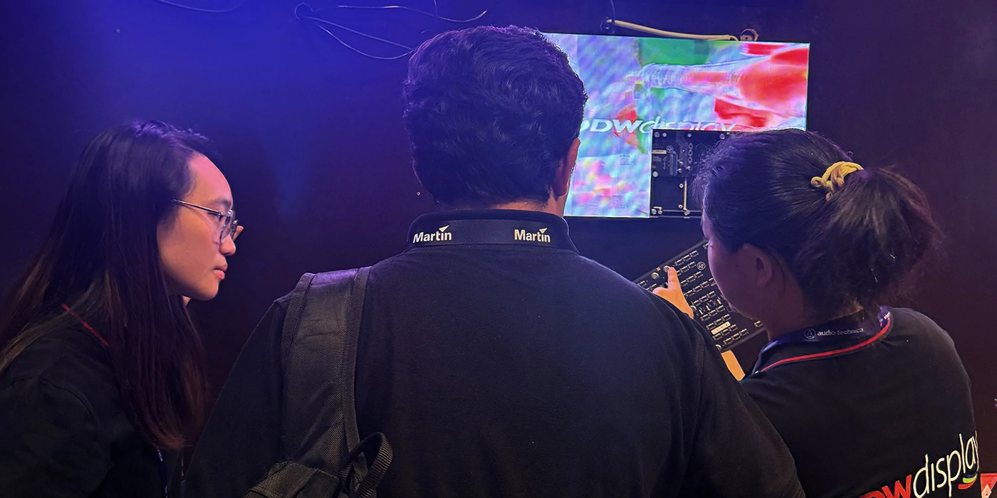 DDW QDCOB and ECOB fine pitch LED displays at InfoComm America Latina 2026