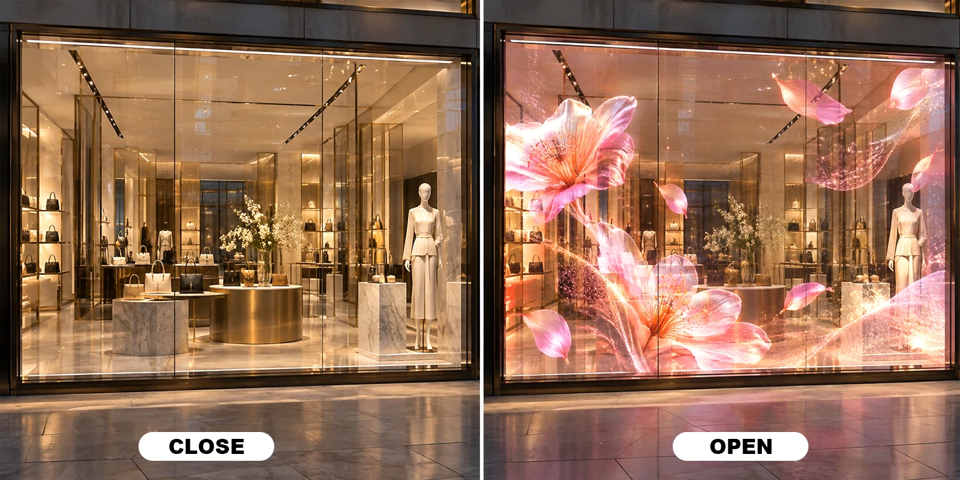 TAD transparent LED film with up to 90 percent light transmission