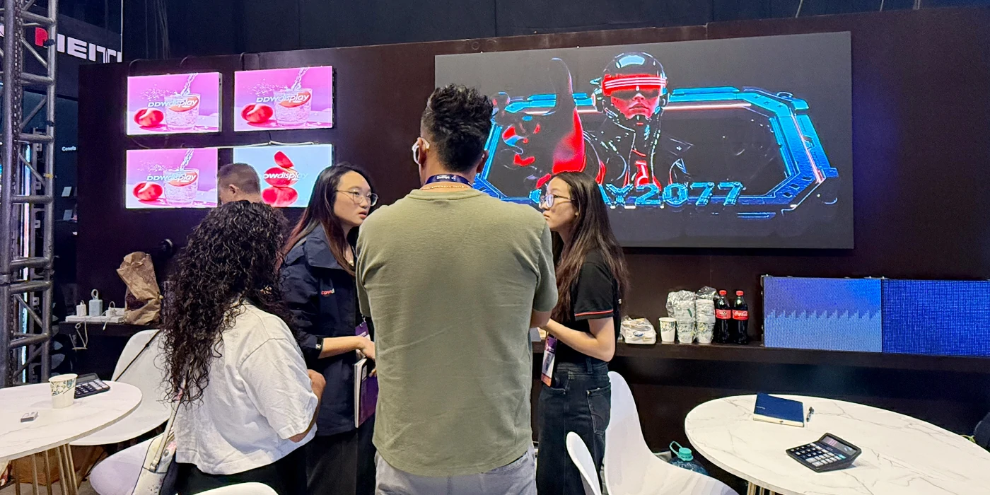 DDW FU Series indoor fixed LED display for professional commercial spaces