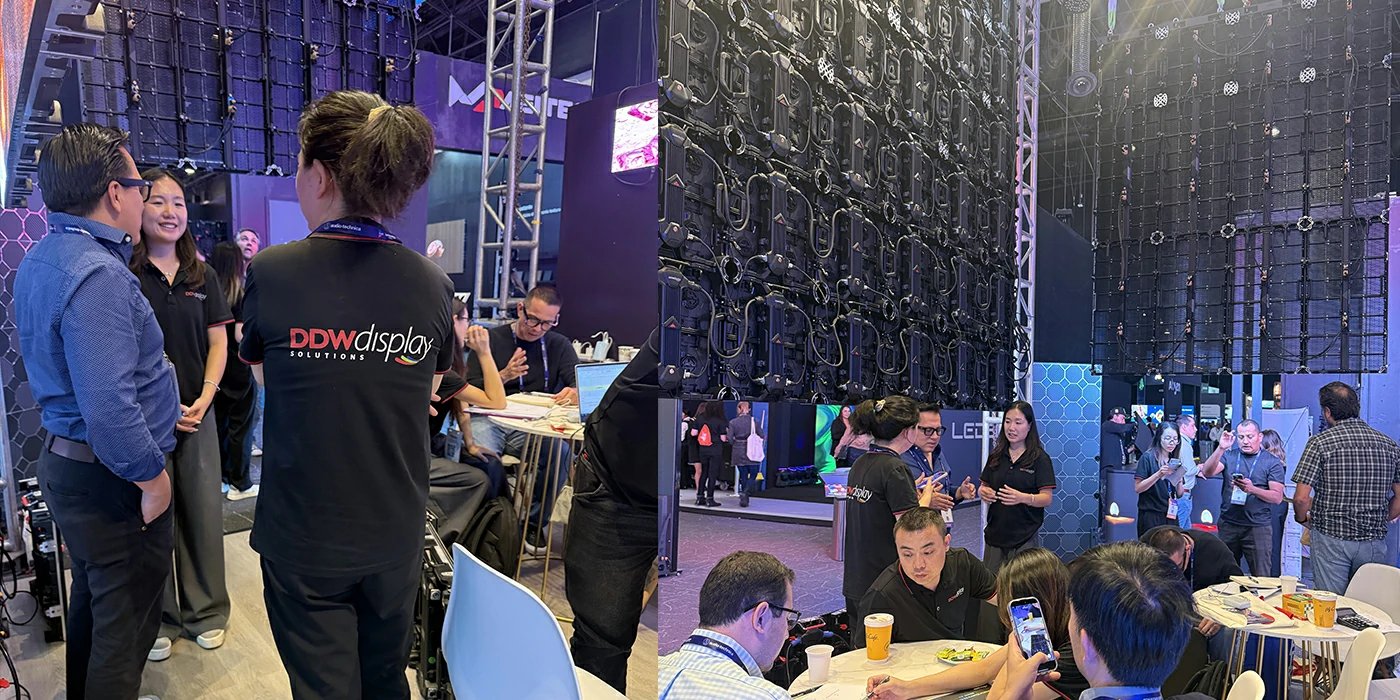 DDW FU AXIS ONE and AXIS FLEX indoor LED display solutions