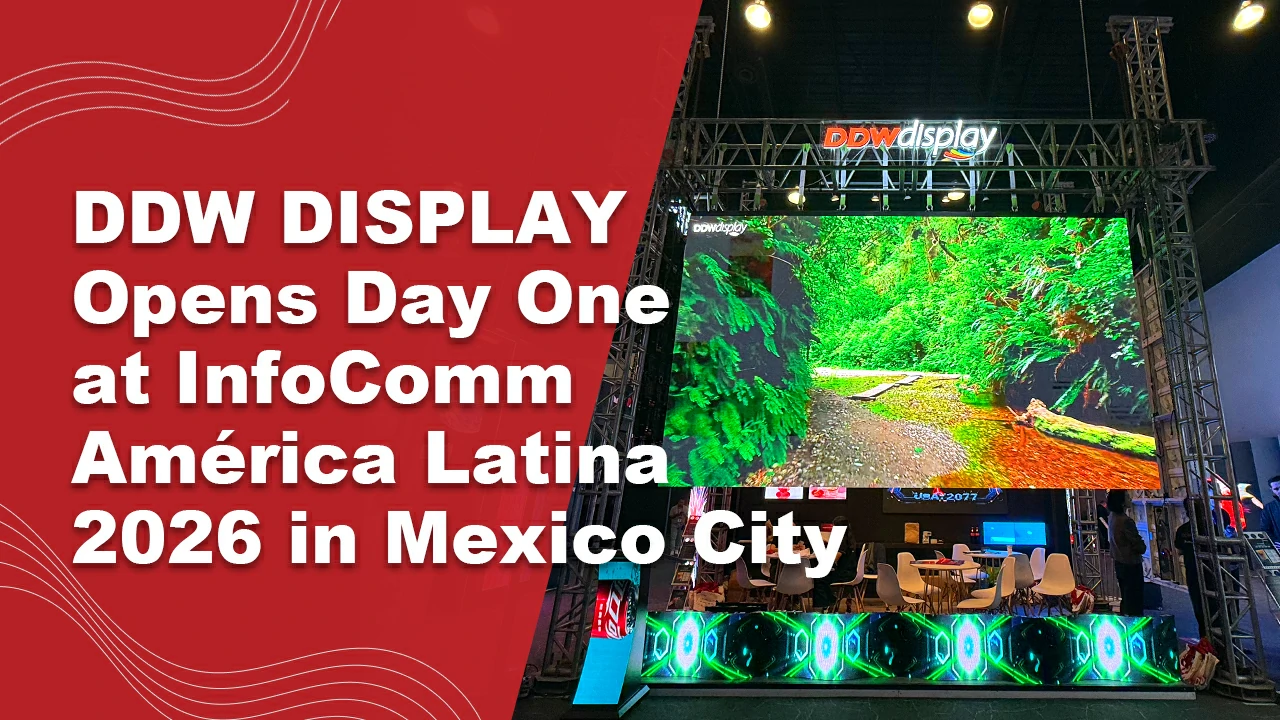 DDW A Series A Flex TR and D Series rental LED displays
